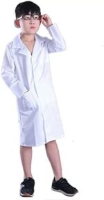 ⁦بالطو طبي بطول 3/4 للبنات والأولاد، مصنوع من خامة خفيفة الوزن ومتينة من لوكي بوي⁩ - الصورة ⁦2⁩