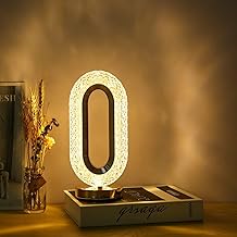 مصباح طاولة LED، جانبي السرير 3 ألوان لدرجة الحرارة، غرفة النوم، إضاءة LED خافتة، مصابيح مكتب صغيرة لغرفة المعيشة ديكور منزلي مبتكر، هدية فريدة من نوعها التدفئة - متعدد الالوان