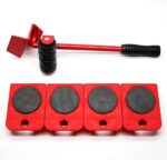 ⁦قواعد لارجل الاثاث لنقل الاثاث الثقيل من لوكي بوي، بعجلات متحركة دوارة، طقم مكون من رافعة اثاث واحدة و4 قطع من قواعد الارجل ذات العجلات الدوارة 360 درجة للكنب والثلاجات⁩ - الصورة ⁦7⁩