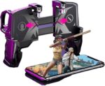 ⁦وحدة تحكم بألعاب فورتنايت بابجي K21 لمقابض مشغلات الموبايل من لوكي بوي، هاتف ذكي، أسود، USB⁩ - الصورة ⁦2⁩