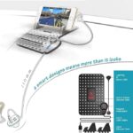 ⁦ريماكس حامل موبايل للسيارة بدعامة قابلة للتعديل للشحن بنظام تحديد المواقع GPS مع كابل بيانات USB مغناطيسي للهاتف RC-FC1 من لوكي بوي⁩ - الصورة ⁦5⁩