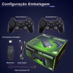 ⁦جهاز تشغيل العاب الفيديو الرقمية الذكي 4K من لوكي بوي، 10000 لعبة 32 64GB ريترو كلاسيك جيمين 2.4G وحدة تحكم العاب لاسلكية (64G، اكثر من 10000 لعبة)⁩ - الصورة ⁦6⁩
