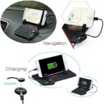 ⁦ريماكس حامل موبايل للسيارة بدعامة قابلة للتعديل للشحن بنظام تحديد المواقع GPS مع كابل بيانات USB مغناطيسي للهاتف RC-FC1 من لوكي بوي⁩ - الصورة ⁦7⁩