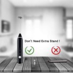 ⁦أداة خفق اللبن قابلة لإعادة الشحن وتحمل باليد وتعمل بـ3 سرعات قابلة للتعديل لصنع القهوة واللاتيه والكابتشينو مع مضرب إضافي للبيض⁩ - الصورة ⁦5⁩