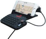 ريماكس حامل موبايل للسيارة بدعامة قابلة للتعديل للشحن بنظام تحديد المواقع GPS مع كابل بيانات USB مغناطيسي للهاتف RC-FC1 من لوكي بوي