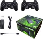جهاز تشغيل العاب الفيديو الرقمية الذكي 4K من لوكي بوي، 10000 لعبة 32 64GB ريترو كلاسيك جيمين 2.4G وحدة تحكم العاب لاسلكية (64G، اكثر من 10000 لعبة)