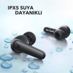 ⁦سماعة لاسلكية ساوندكور R50i صوت ستيريو حقيقي ومشغلات 10 ملم وصوت باس من  lokyboyبلوتوث 5.3مدة تشغيل 30 ساعة ذكاء اصطناعي لوضوح مكالمات مع ميكروفونينمعادل مسبق الضبط 22 أسود ار 50 اي داخل الأذن⁩ - الصورة ⁦6⁩