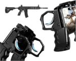 ⁦وحدة تحكم بألعاب فورتنايت بابجي K21 لمقابض مشغلات الموبايل من لوكي بوي، هاتف ذكي، أسود، USB⁩ - الصورة ⁦3⁩