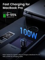 ⁦شاحن سيارة من النوع C PD 100 وات +PD 30 وات متوافق مع iPhone 16 16 Plus 16 Pro 16 Pro Max، Galaxy S24 S23 Ultra، iPad، من لوكي بوي⁩ - الصورة ⁦6⁩