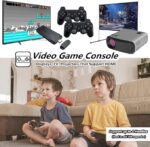 ⁦جهاز تشغيل العاب الفيديو الرقمية من LOKYBOY، وحدة تحكم العاب فيديو مدمجة، اكثر من 10000 لعبة فيديو، مع ريموت كنترول لاسلكي مزدوجة 2.4G بطاقة TF 64GB، مخرج HDMI 4K HD، مناسب للتلفزيون وجهاز عرض⁩ - الصورة ⁦2⁩