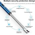 ⁦ولاعة كهربائية لون (ازرق ) قابلة لاعادة الشحن بمنفذ USB مع رقبة طويلة مرنة مناسبة للمطبخ والأضواء ومواقد الغاز والشواء  من لوكي بوي⁩ - الصورة ⁦5⁩