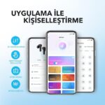 ⁦سماعة لاسلكية ساوندكور R50i صوت ستيريو حقيقي ومشغلات 10 ملم وصوت باس من  lokyboyبلوتوث 5.3مدة تشغيل 30 ساعة ذكاء اصطناعي لوضوح مكالمات مع ميكروفونينمعادل مسبق الضبط 22 أسود ار 50 اي داخل الأذن⁩ - الصورة ⁦5⁩
