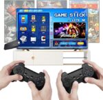 ⁦جهاز تشغيل العاب الفيديو الرقمية من LOKYBOY، وحدة تحكم العاب فيديو مدمجة، اكثر من 10000 لعبة فيديو، مع ريموت كنترول لاسلكي مزدوجة 2.4G بطاقة TF 64GB، مخرج HDMI 4K HD، مناسب للتلفزيون وجهاز عرض⁩ - الصورة ⁦4⁩