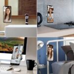 ⁦حامل هاتف مغناطيسي دوار بزاوية 360 درجة لتابلوه السيارة متوافق مع آيفون وسامسونج وال جي وجوجل وجميع الموبايلات ايرلدوم من LOKYBOY⁩ - الصورة ⁦4⁩