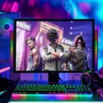 ⁦بار اضاءة LED لاسلكي قابل لاعادة الشحن بالوان RGB متناغمة ومبتكرة تتغير مع صوت الموسيقى، اضاءة 8 اوضاع بالوان الطيف بالتزامن مع صوت الموسيقى 32 بت للسيارة وكمبيوتر الالعاب - قطعتين، أسود من لوكي بوي⁩ - الصورة ⁦4⁩