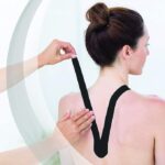 ⁦شريط لاصق مرن للعضلات من القطن الرياضي (لون ازرق)  5 × متر من لوكي بوي⁩ - الصورة ⁦4⁩