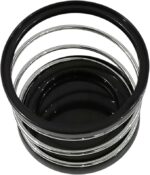 حامل أكواب سيارة للمشروبات الساخنة، مصنوع من الفولاذ المقاوم للصدأ المتين، حامل زجاجة مياه وحامل موبايل من لوكي بوي، 1 قطعة، لون فضي