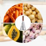 ⁦مبشرة مطبخ من الستانلس ستيل بمقبض خشبي، متعددة الأغراض للجزر والبطاطس، 26×11 سم من لوكي بوي⁩ - الصورة ⁦4⁩